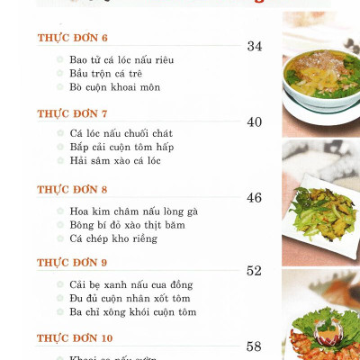 Thực Đơn Nấu Ăn Đơn Giản - Tập 1