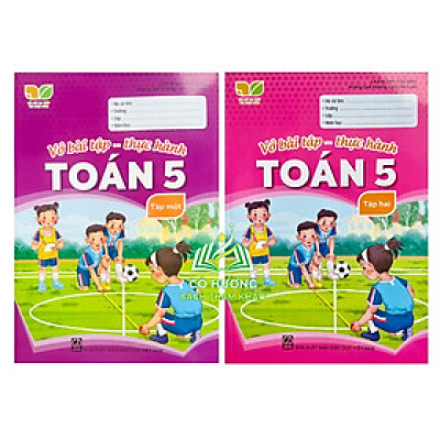Sách - Combo Vở bài tập - Thực hành Toán lớp 5 - tập 1 + 2 (Kết Nối)