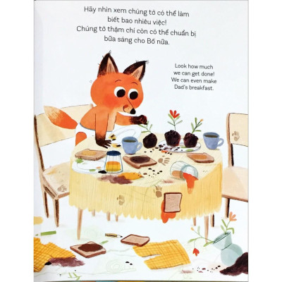 Sách - Ehon song ngữ Năm Phút Nữa Thôi