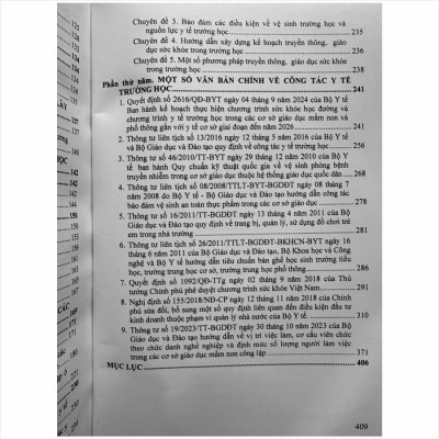 Sách Hướng Dẫn Công Tác Phòng Chống Dịch Bệnh Trong Nhà Trường - V2470T