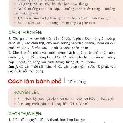 Bánh Điểm Tâm (Bánh Bột Gạo & Các Loại Bột Khác)