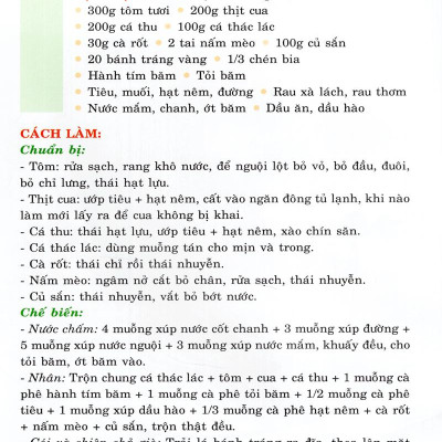 30 Món Ngon Đãi Tiệc