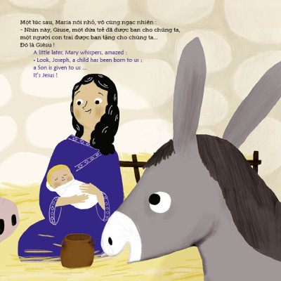 GIÁNG SINH KỲ DIỆU - Truyện tranh Kinh Thánh Song Ngữ Việt Anh