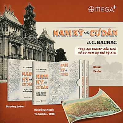 Trạm Đọc | Nam Kỳ Và Cư Dân - Tác Phẩm Lịch Sử Ghi Chép Mọi Thứ Về Nam Kỳ ( Boxet 2 Cuốn )
