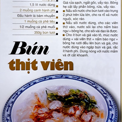 60 Món Ăn Được Ưa Thích - Bún, Mì, Cháo, Lẩu