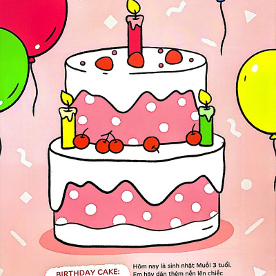 Dán Hình Thông Minh - Sách Tương Tác Vừa Học Vừa Chơi - Tập 3 (Dành Cho Bé 1-5 Tuổi)