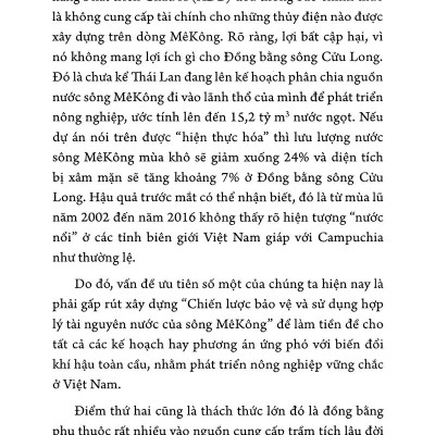 Sông Mê Kông Hay Sông Cửu Long Với Biến Đổi Khí Hậu Toàn Cầu