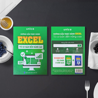 Combo 3 Sách Word - Excel - Powerpoint Unica ứng dụng tin học văn phòng từ cơ bản đến nâng cao