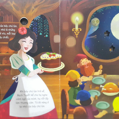 Sách Tương Tác - Lật Mở Xuyên Thấu - Bí Mật Phía Sau Trang Sách - Nàng Bạch Tuyết