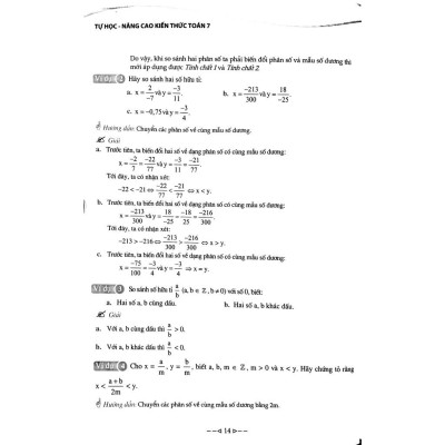 Tự Học - Nâng Cao Kiến Thức Toán 7 - Bản Quyền