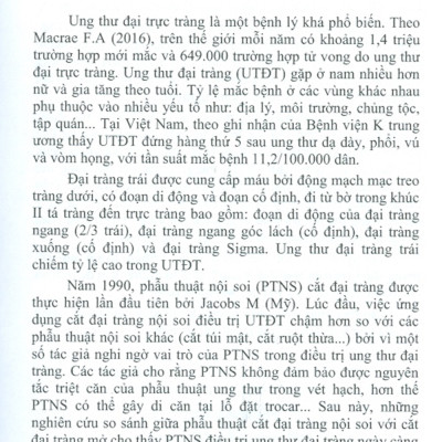 Phẫu Thuật Nội Soi Trong Điều Trị Ung Thư Đại Tràng