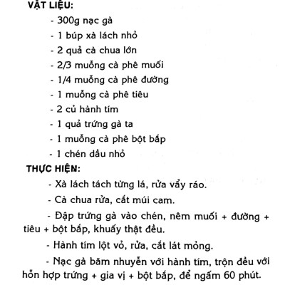Thực Đơn Cuối Tuần