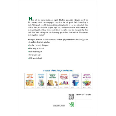 Tâm lý học toàn thư: Tư duy và hiểu biết