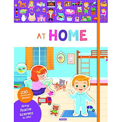 Sách các hoạt động dành cho  thiếu nhi  tiếng Anh: My First Stickers At Home