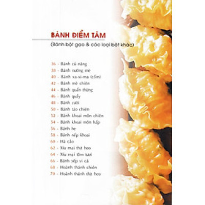 Bánh Điểm Tâm (Bánh Bột Gạo & Các Loại Bột Khác)
