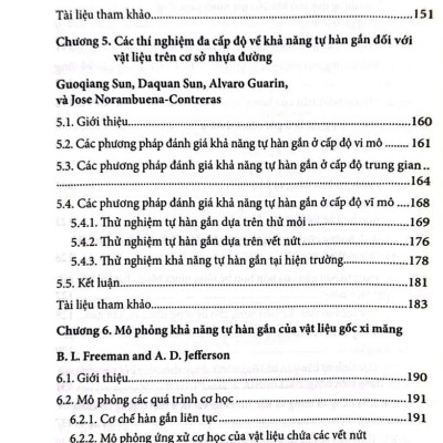 Sách - Vật Liệu Xây Dựng Tự Hàn Gắn - Các Lý Thuyết Cơ Bản, Quan Trắc Và Ứng Dụng Quy Mô Lớn ( XD)