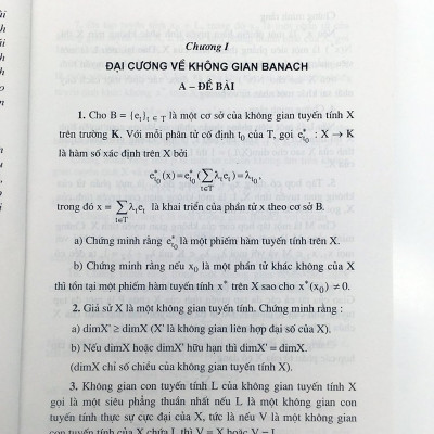 Bài Tập Giải Tích Hàm