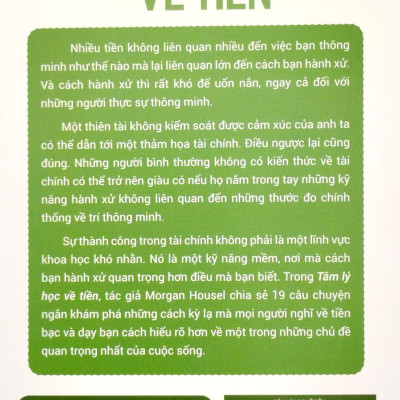 Tâm Lý Học Về Tiền