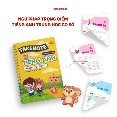 Takenote Ngữ Pháp Trọng Điểm Tiếng Anh Trung Học Cơ Sở - Bản Quyền