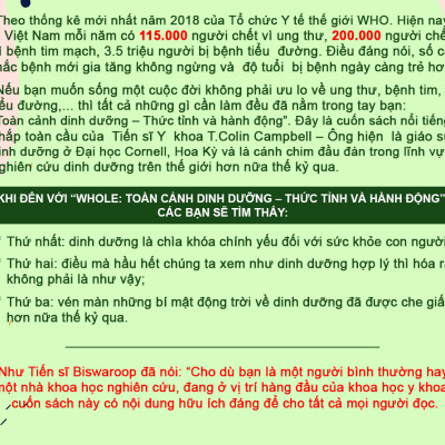 Combo sách: Ăn lành sống mạnh Trái đất thêm xanh + Bí mật dinh dưỡng cho sức khỏe toàn diện (TB) + Toàn Cảnh Dinh Dưỡng - Thức Tỉnh Và Hành Động