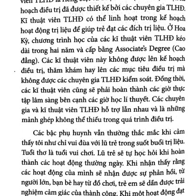 Hướng Dẫn Cha Mẹ Thực Hành Trị Liệu Hoạt Động Cho Trẻ Tự Kỷ