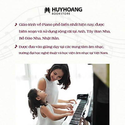 Sách - Piano Methode Rose Phương Pháp Hồng - Giáo Trình Piano Nổi Tiếng Của Pháp - Huy Hoàng Bookstore