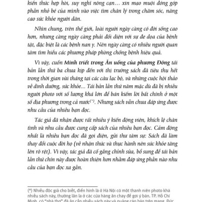 Sách Minh Triết Trong Ăn Uống Của Phương Đông (Tái Bản 2023)