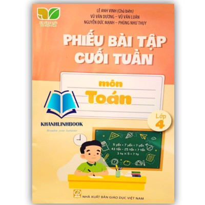 Sách - Combo Phiếu Bài Tập Cuối Tuần Toán - Tiếng Việt - Tiếng Anh Lớp 4 (3 Quyển)