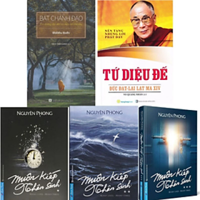 Bát Chánh Đạo, Tứ Diệu Đế, Muôn Kiếp Nhân Sinh (3 tập) - bìa mềm