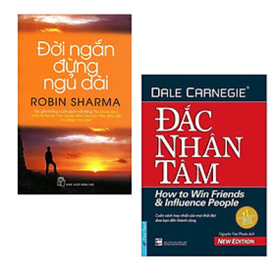Combo 2 Cuốn Sách Kỹ Năng Thay Đổi Cuộc Đời Bạn: Đắc Nhân Tâm (Khổ Lớn) + Đời Ngắn Đừng Ngủ Dài (Tái Bản) / Top Những Cuốn Sách Kỹ Năng Sống Hay Nhất