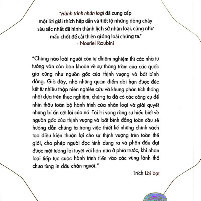 Hành Trình Nhân Loại Nguồn Gốc Của Thịnh Vượng Và Bất Bình Đẳng