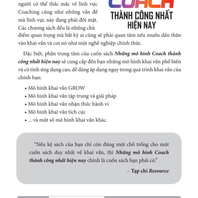 Những mô hình Coach thành công nhất hiện nay (Excellence in coaching) - Tác giả Jonathan Passmore