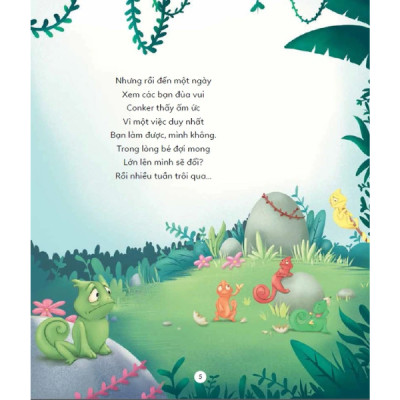 Sách Khác biệt thật là tuyệt - Tắc kè hoa Conker - Hannah Peckham & Stephanie Jayne