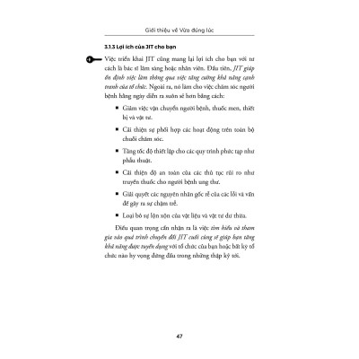 Bộ Công Cụ Tinh Gọn Trong Y Tế - Phương Pháp Vừa Đúng Lúc - Bản Quyền