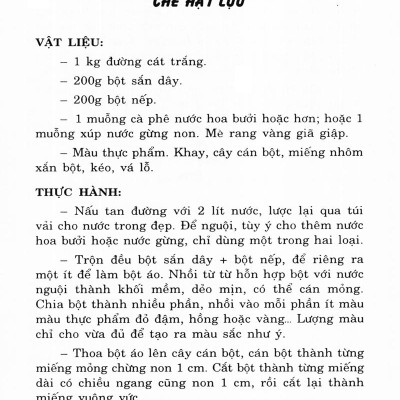 Các Món Giải Khát Ăn Chơi (Tái Bản)