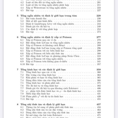 TỔNG NGẪU NHIÊN Các định lý giới hạn yếu & tốc độ hội tụ - Trần Lộc Hùng – Tổng Alphabooks - bìa mềm