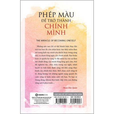 Phép màu để trở thành chính mình (Tái bản)