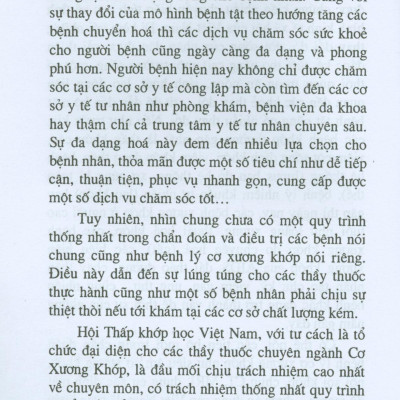 Phác Đồ Chẩn Đoán Và Điều Trị Các Bệnh Cơ Xương Khớp Thường Gặp