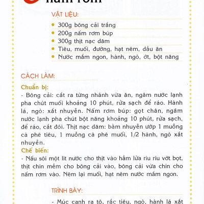 Thực Đơn Món Ăn Hàng Ngày -Tập3