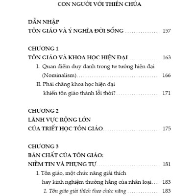 DẪN NHẬP TRIẾT HỌC – Về Con Người – Vũ Trụ – Thiên Chúa