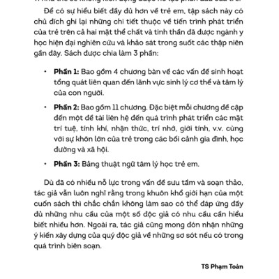 Tâm Lý Học Trẻ Em - TRẺ