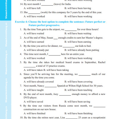 Bài Tập Trắc Nghiệm Tiếng Anh Lớp 12 Tập 2 - Có Đáp Án