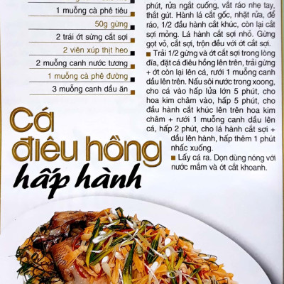 60 Món Ăn Được Ưa Thích - Món Cá