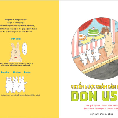 Ehon Nhật Bản - Chiến Lược Giảm Cân Của Thỏ Don Ussa (Dành Cho Trẻ Từ 3 Tuổi Trở Lên)
