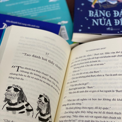 COMBO BỘ SÁCH  CHO TRẺ CỦA DAVID WILLIAMS (5 CUỐN): ÔNG NỘI VƯỢT NGỤC + BÁNH MÌ KẸP CHUỘT + BÀ NỘI GĂNG XTƠ + BĂNG ĐẢNG NỬA ĐÊM + NHA SĨ YÊU QUÁI +