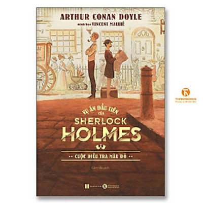 Sách - Vụ Án Đầu Tiên Của Sherlock Holmes - Cuộc Điều Tra Màu Đỏ - Thái Hà Books