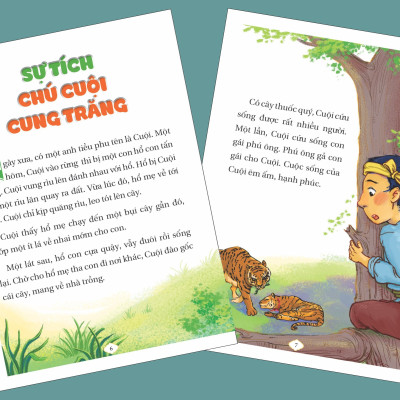 Truyện cổ tích việt nam cho bé tập đọc ( sách tranh màu )