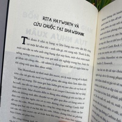 (The 1# New York Times Best Seller) THE SHAWSHANK REDEMPTION -  NHÀ TÙ SHAWSHANK - Stephen King – Đỗ Phan Thu Hà dịch – 1980 Books – NXB Thanh Niên 