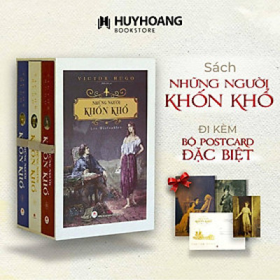 Sách - Boxset Những Người Khốn Khổ - Bộ 3 Tập - Huy Hoàng Bookstore