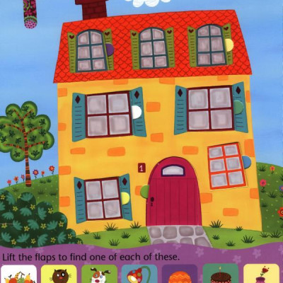 Sách tương tác tiếng Anh - Usborne Lift-The-Flap Counting Book